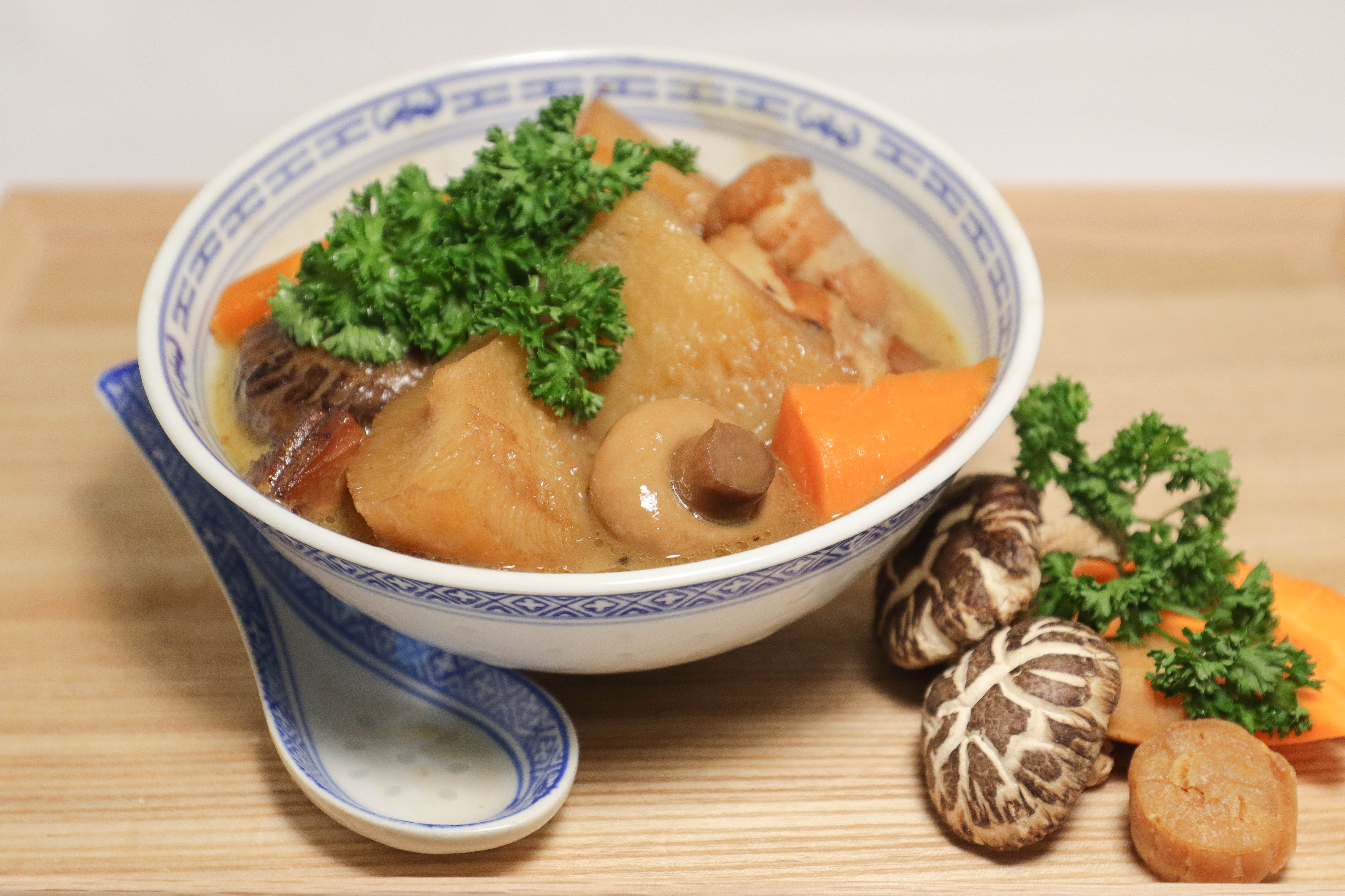 Sea Cucumber - Braised Sea Cucumber with Mushroom